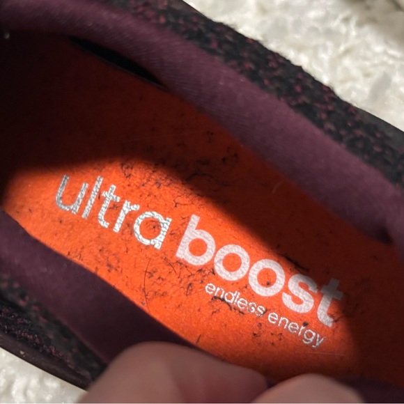 Nike Men's Ultraboost 3.0 Deep Burgundy Sneakers - Picture 7 of 8